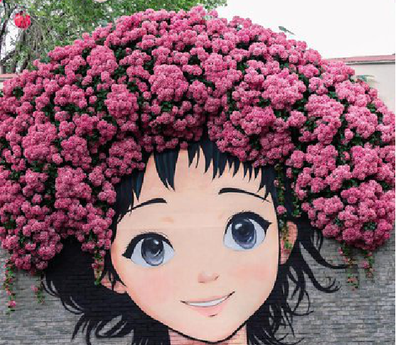 射洪墙体彩绘-网红墙打卡