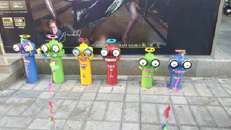 射洪商业区彩绘