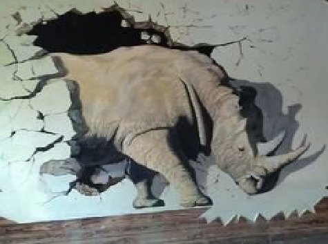 射洪在墙绘中，如何绘制3D效果？