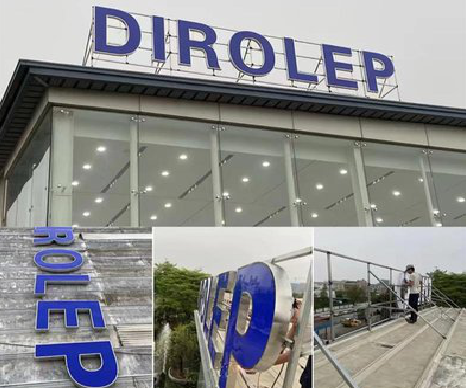 射洪楼顶发光字安装的注意事项。